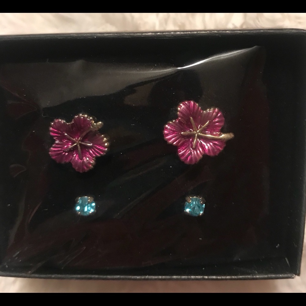 NEW IN BOX-  Earrings 2 pieces